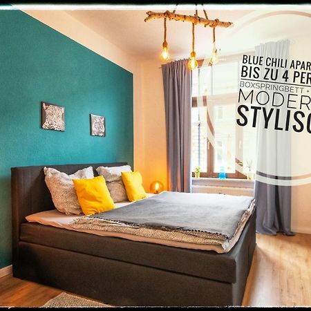 Blue Chili 18 Zentrales City-Apartment Am Hasselbachplatz, 4 Personen 马格德堡 外观 照片
