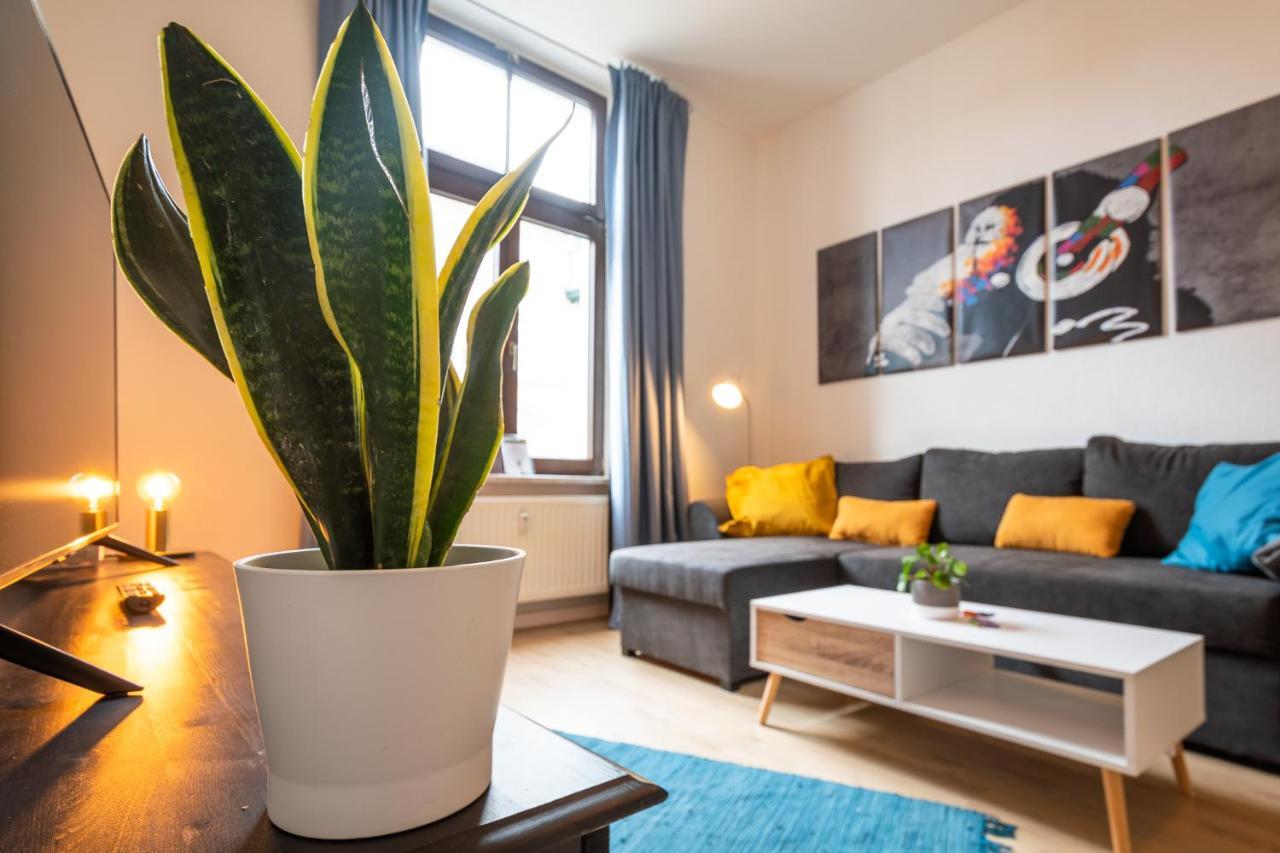 Blue Chili 18 Zentrales City-Apartment Am Hasselbachplatz, 4 Personen 马格德堡 外观 照片