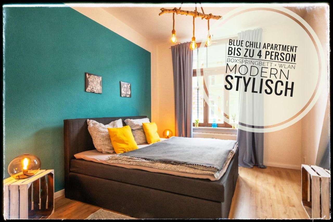Blue Chili 18 Zentrales City-Apartment Am Hasselbachplatz, 4 Personen 马格德堡 外观 照片